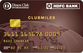 HDFC Bank Diners Club Miles Credit Card