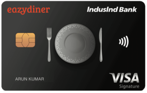 EazyDiner IndusInd Bank Credit Card