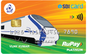 IRCTC Rupay SBI Credit Card