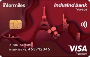 IndusInd Intermiles Voyage Visa Credit Card